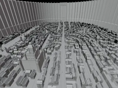 Ramparts - Attack On Titan 3D model