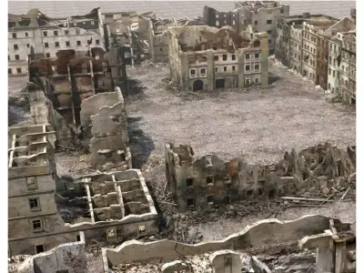 Urban disaster scenarios 3D model