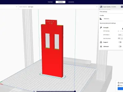 Emergency Door 3D print model