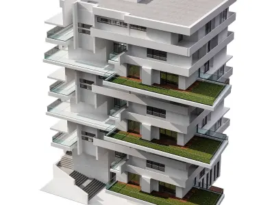 RESIDENTIAL BUILDING NO40 A 3D model