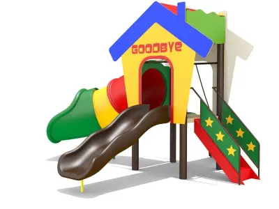 Playhouse Playground Low-poly 3D model