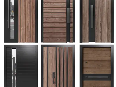 ENTRANCE DOOR COLLECTION NO5 A 3D model