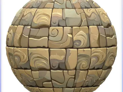Stylized Tile Seamless Texture Texture get