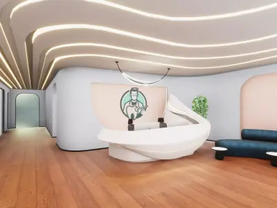 Dental Clinic Low-poly 3D model