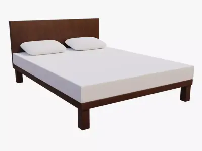 Modern Bed 3D model