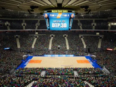  MSG Arena Basketball UE5 