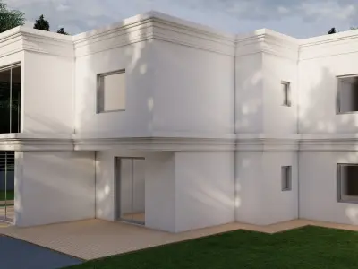 Modern House 13 3D model buy