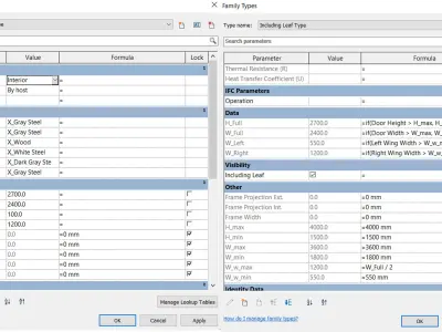 Sliding door X Frame Steel 3D model