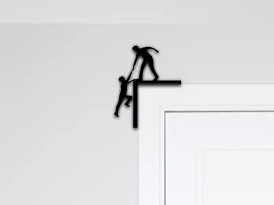 Door Corner Decor 3D print model