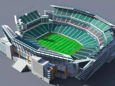 Lincoln Financial Field 3D model