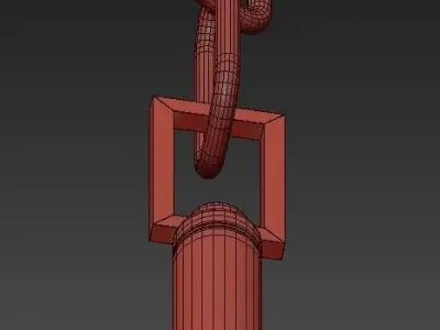 Crystorama Six Light Chandelier 3D model