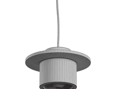 Elindra Nordic Travertine Pendant 3D model