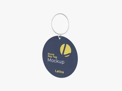 Key Tag Low-poly 3D model