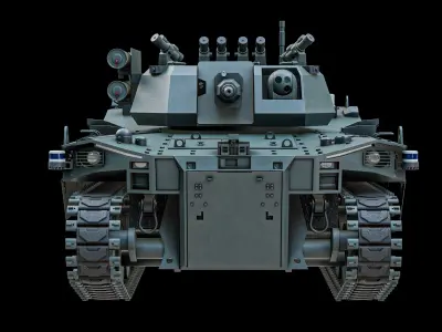  Otokar ALPAR UGV - Robotic And Unmanned Ground Vehicle PBR 