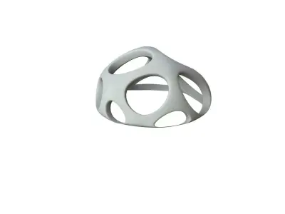 SciFi Cube Object No 54971 Low Poly Shape Low-poly 3D model