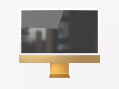 Apple imac 2021 v1 002 Low-poly 3D model