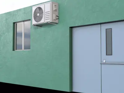 3 Industrial Buildings Collection 3D Model Pack