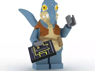 LEGO Minfigure Watto 3D model