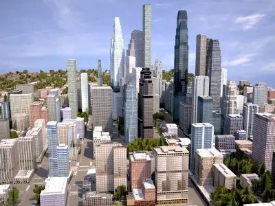 Real Time City 08 3D model