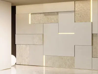 wall decorative light 3D model 3D model 3D model