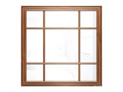Mirror in a wooden frame GZ-M1026 3D model