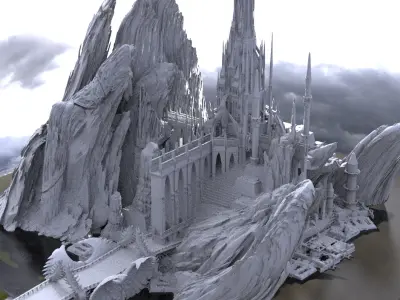 Dark Khans Fortress 1 3D model
