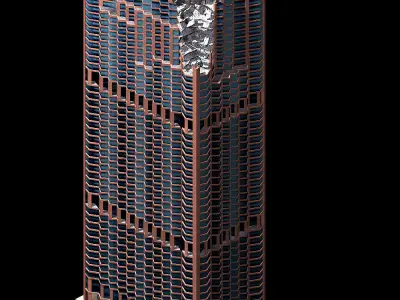 Different dimension - architecture - ruins 04 3D model