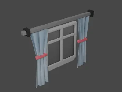 Window Free 3D model 4