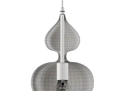 Colorful Pendant Lights 3D model