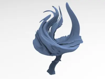 Sci fi mushroom Sculpture 5 3D model
