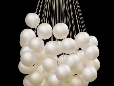 Stochastic Cluster Pendant by Daniel Rybakken For Luceplan USA 3D model
