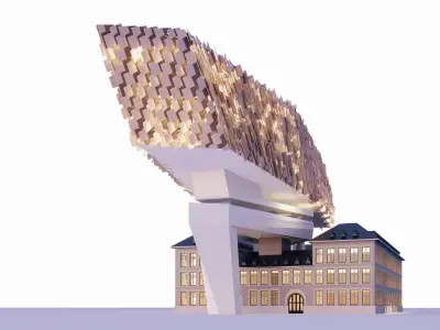 Transforming Zaha Hadid Design 3D model