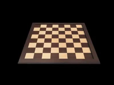 Chess Coins Wooden Set Free low-poly 3D model
