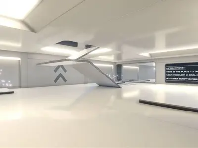 3D Showroom Level Kit Vol 4 Low-poly 3D model