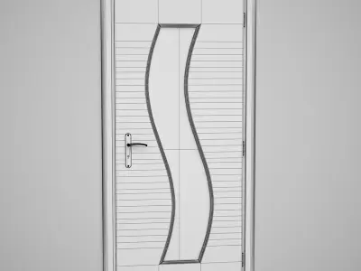 CGAxis Door 3D model 10