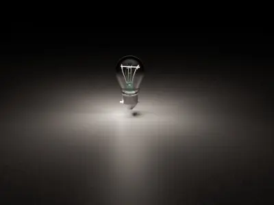 Color Temperature Changing Bulb -Blender 3D model