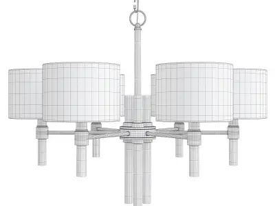 ANKE BRASS CHANDELIER 3D model