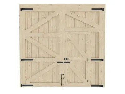 Gate Wood 3D model