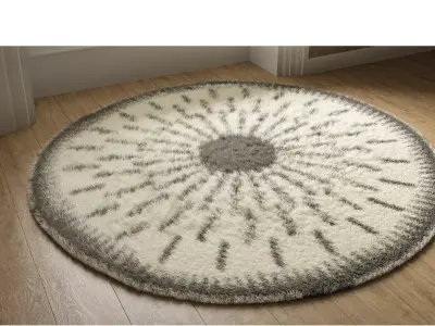 Two Modern Rugs 3D model