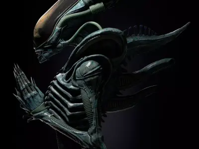 Alien Xenomorph 3D model ready for printing 3D print model