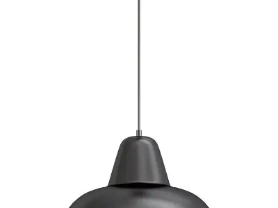 BRUNCH industrial pendant light with shade 3D model