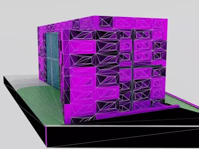 Church of Light Low-poly 3D model