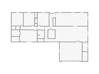 Simple Interior Sketch - 2501-3000 SF - Xactimate - Matterport 3D model
