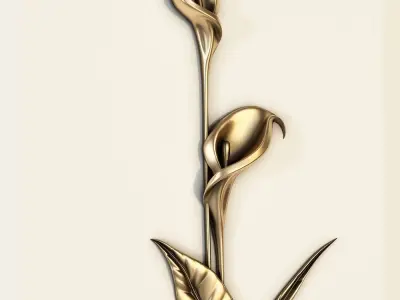 calla facade for cnc 3D model