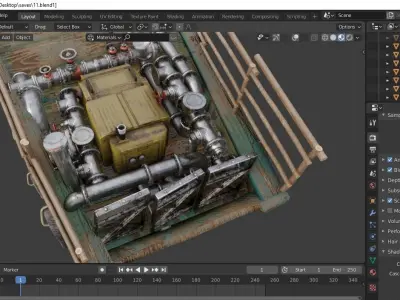 Realistic boat soda can Low-poly 3D model
