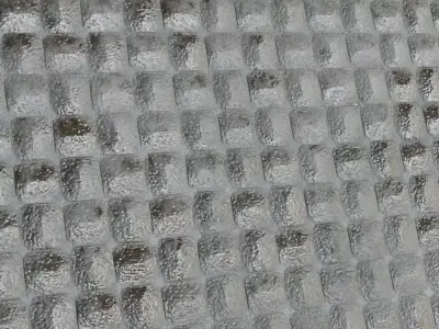 Diamond Metal Plate Five PBR Seamless Texture