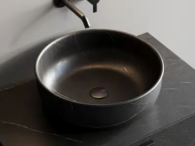 Inbani Grate 02 Vanity Unit Set 4 3D model