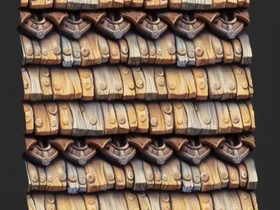 Stylized Roof Seamless Texture  Texture