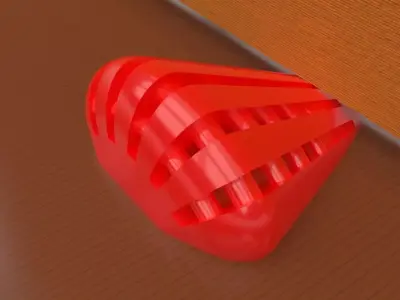 A fully printable doorstop 3D print model