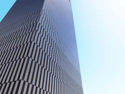 15 Hudson Yards Building Low-poly 3D model